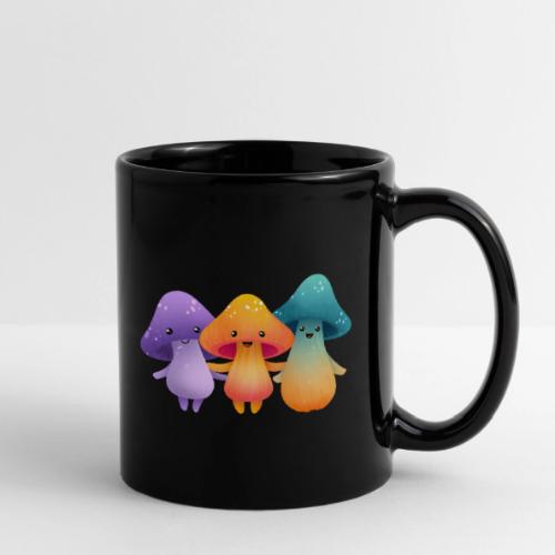 Cheerful Mushroom Friends - Full Color Mug