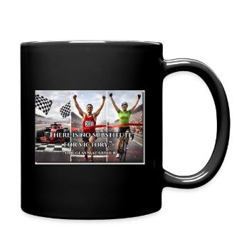 No Substitute for Victory: Tri-Sports - Full Color Mug - black - Right