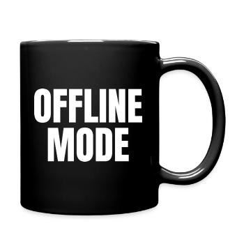 Offline Mode statement - Full Color Mug - black - Right