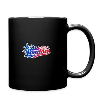 London Skyline Splash - Full Color Mug - black - Right