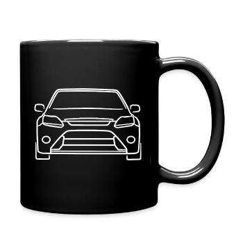 Ford Focus RS Mk2 Performance Hatchback - Full Color Mug - black - Right