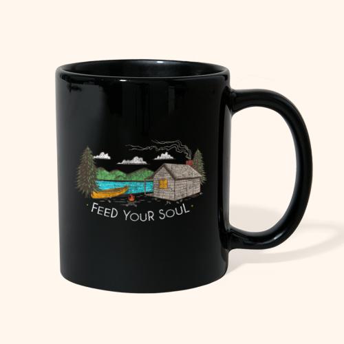 Feed Your Soul - Wilderness Cabin distressed - Full Color Mug