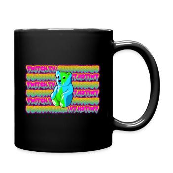 Chubby Doodles Twitch v1 - Full Color Mug - black - Right