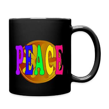 Peace - Full Color Mug - black - Right