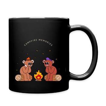 Campfire Memories Camping - Full Color Mug - black - Right
