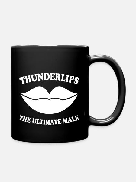 Thunderlips cute gift - Full Color Mug - black