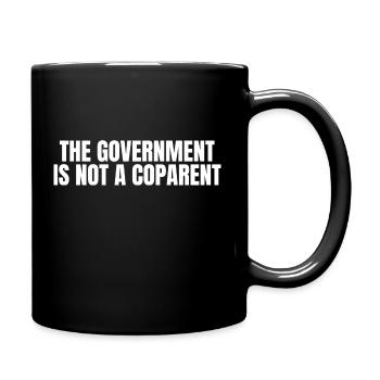 Government Is Not A Coparent - Full Color Mug - black - Right