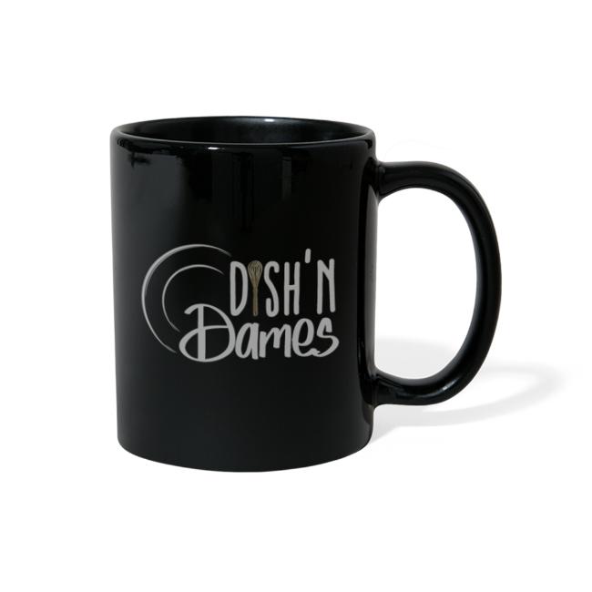 Dish'n Dames White & Gold Logo