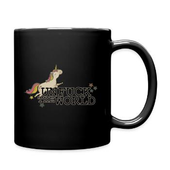 Unfuck The World - Full Color Mug - black - Right