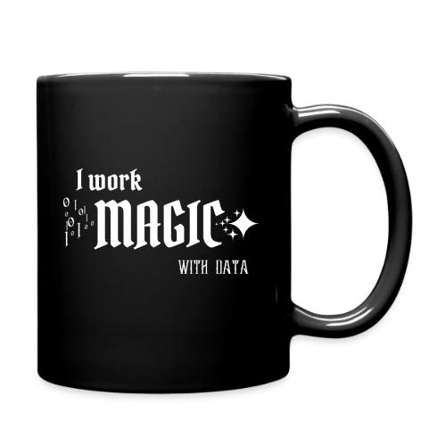 I Work Magic with Data (dark) - Full Color Mug