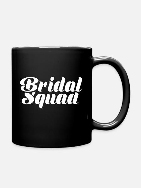 Bridal squad boy girl - Full Color Mug - black