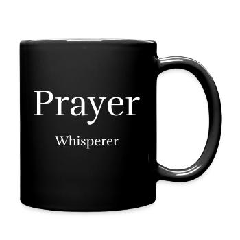 Prayer whisperer - Full Color Mug - black - Right