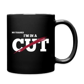 Cutting Season In A Cut Calorie Deficit Cutting - Full Color Mug - black - Right