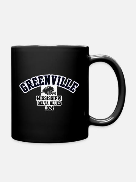 Greenville Delta Blues 1824 Helmet - Full Color Mug - black