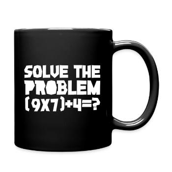 67 Sixty Seven Six Seven Solve Math Equation - Full Color Mug - black - Right