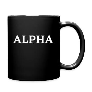 ALPHA - Full Color Mug - black - Right