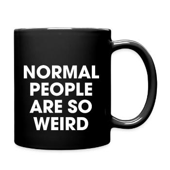 Normal People Are So Weird - Full Color Mug - black - Right