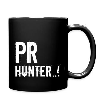 PR Hunter - Weightlifting Motivation - Full Color Mug - black - Right