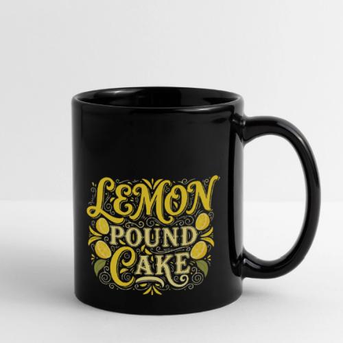 Lemon Pound Cake Vintage Flourish - Full Color Mug