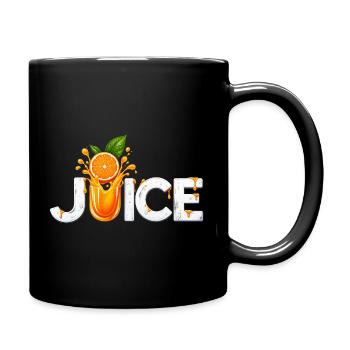 Orange Juice shirt Citrus Drink Summer Fruit Lover - Full Color Mug - black - Right