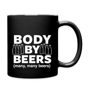 Body By Beers - Full Color Mug - black - Right