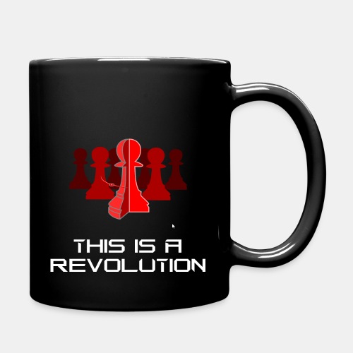 This is a Revolution. 3D CAD. Red, Ominous - Full Color Mug