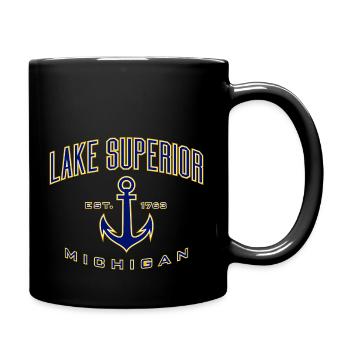 Lake Superior Mi For - Full Color Mug - black - Right