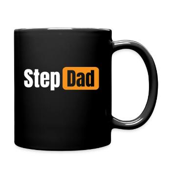 Step Dad Father s Day - Full Color Mug - black - Right