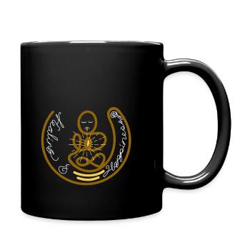 Healing and Happiness - Full Color Mug - black - Right