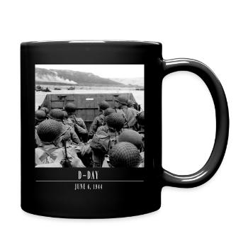 D-DAY, June 6, 1944 - Full Color Mug - black - Right