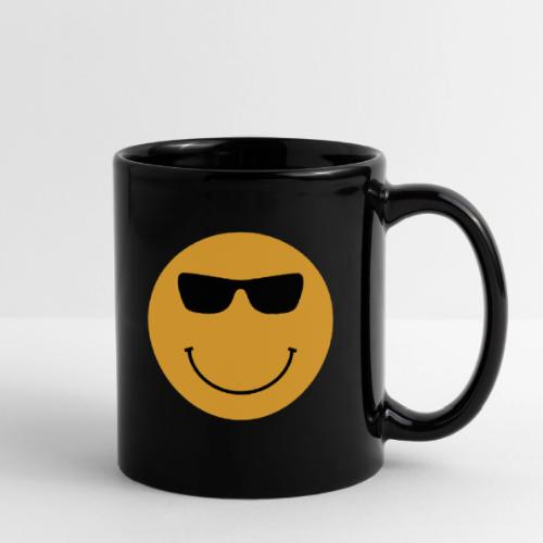 Orange Face with Sunglasses - Full Color Mug