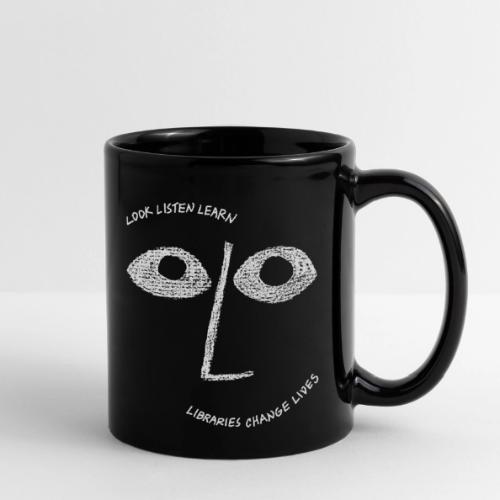 Vintage ALA: Libraries Change Lives Face - Full Color Mug