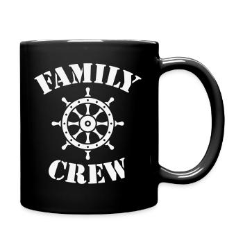 Family Crew (Ship's Wheel / Crew Complement / W) - Full Color Mug - black - Right