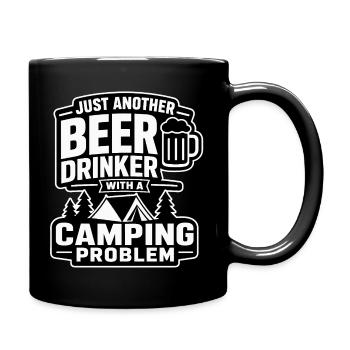 Just Another Beer Drinker with a Camping Problem - Full Color Mug - black - Right