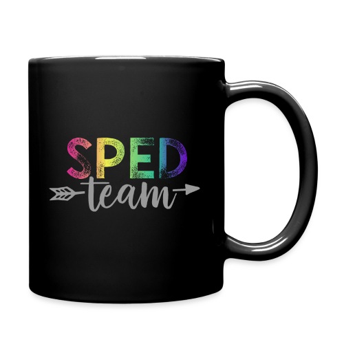 SPED Team Teacher T-Shirts Rainbow - Full Color Mug