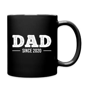 Father s Day Gift For New Dads Dad Since 2020 - Full Color Mug - black - Right