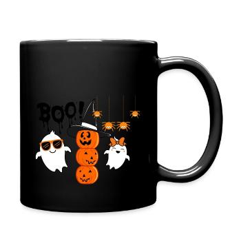"Boo!" - Full Color Mug - black - Right