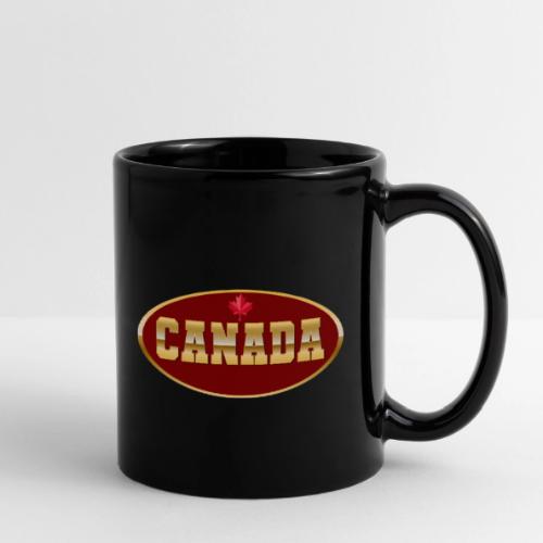 Canada in golden letters - Full Color Mug