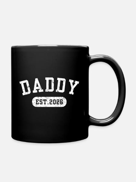 Daddy Est. 2026  - Full Color Mug - black