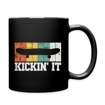 Skateboarding Skater - Full Color Mug - black - Right