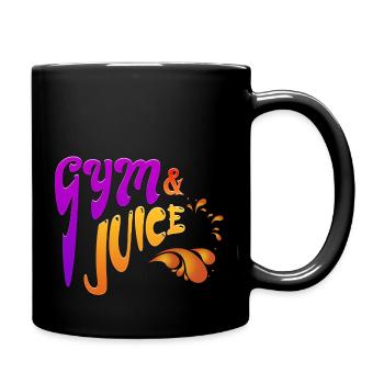 Gym And Juice - Full Color Mug - black - Right