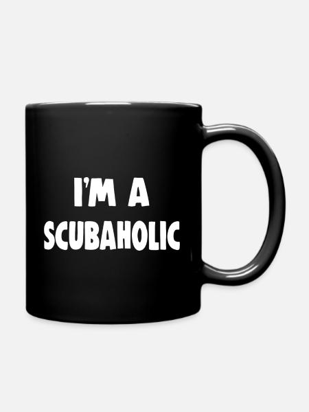 I m A Scubaholic - Full Color Mug - black