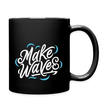 Make Waves - Full Color Mug - black - Right