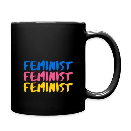 Tri colour feminist BIG PNG png - Full Color Mug