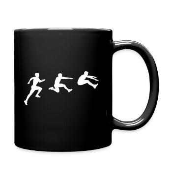 Long jump - Full Color Mug - black - Right