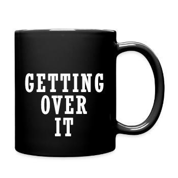 getting over it - Full Color Mug - black - Right