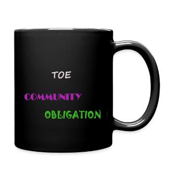 Toe Community Obligation - Full Color Mug - black - Right