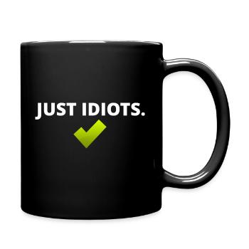 Just Idiots - Full Color Mug - black - Right
