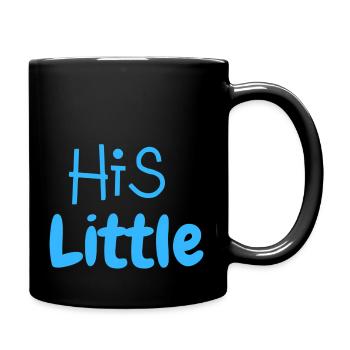 His Little Ddlg Bdsm Fetish Abdl Littlespace - Full Color Mug - black - Right