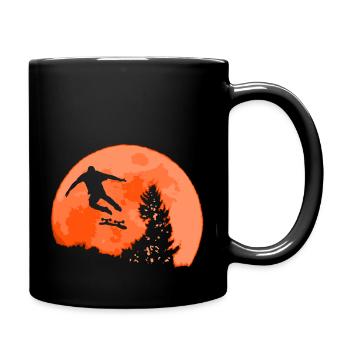 Skater Moon - Full Color Mug - black - Right